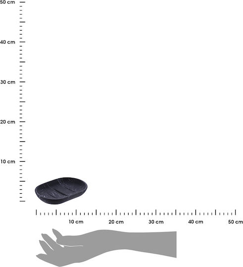 Evideco Seifenschale Schwarz