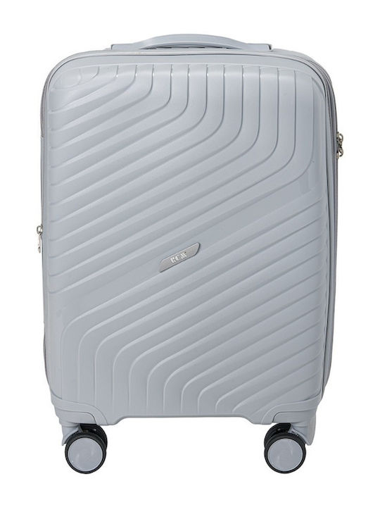 RCM RCM Kabinenkoffer Hart Silber Höhe 55cm
