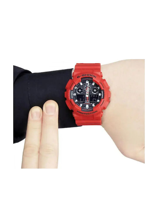 Casio Casio G-shock Ρολόι Μπαταρίας με Καουτσούκ Λουράκι Casio Casio G-shock Ρολόι Μπαταρίας με Καουτσούκ Λουράκι