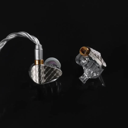 Ddhifi Surface E14d Хибридни Драйвери Вътрешни Слушалки – 1dd + 4ba 3-лентов Кросоувър Hifi Iem 4.4mm Балансиран & Bc120s Кабел