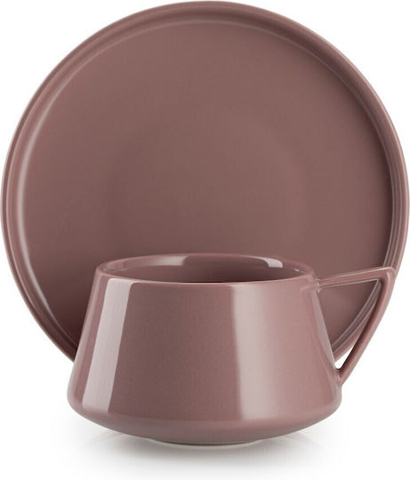 HowHomely Kaffeetasse Keramik Rosa