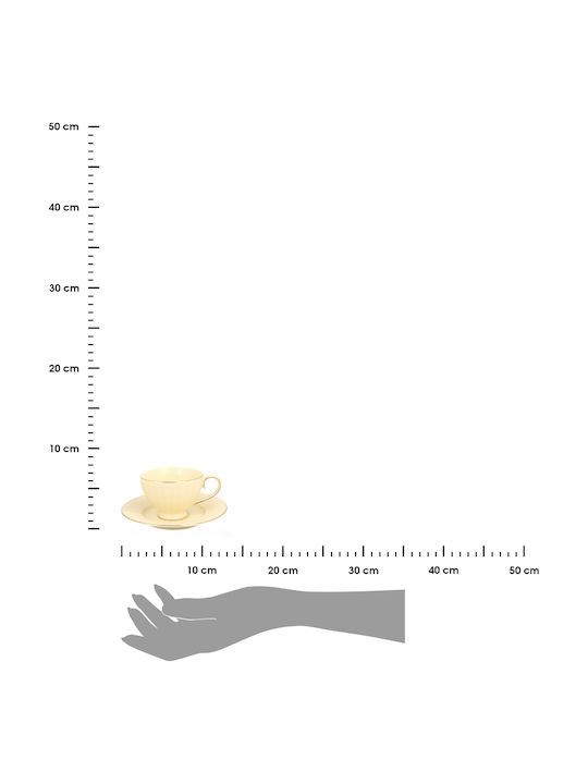 Σετ Φλιτζάνια Espresso από Πορσελάνη Λευκά 2τμχ