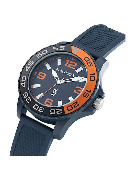Nautica Ceas cu Baterie cu Curea din Cauciuc Nautica Ceas cu Baterie cu Curea din Cauciuc