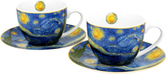 Kaffeetassen Set aus Porzellan 2 Stück