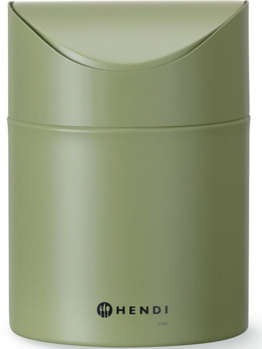 Hendi Metallischer Badezimmer Behälter 1.2l Grün
