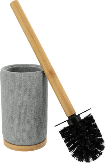 Tendance Bambus Toilettenbürste Badezimmer Mülleimer Grau