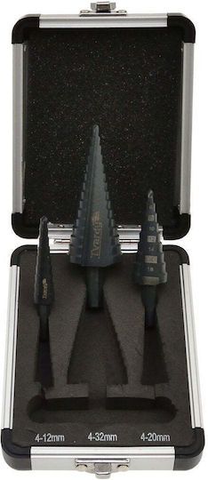Geko Set 3 Burghie Conice HSS Pentru Metal 1-32mm