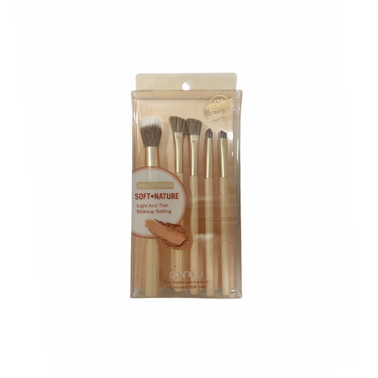 Beauty Salon Professional Set with Make Up Brushes for Foundation 5 Pieces