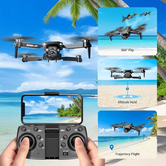 Dronă M10 FPV 2,4 GHz cu Cameră 1080p 30fps