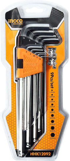 Allen Κλειδί Allen σε Σχήμα L με Μύτη Μεγέθους 10mm