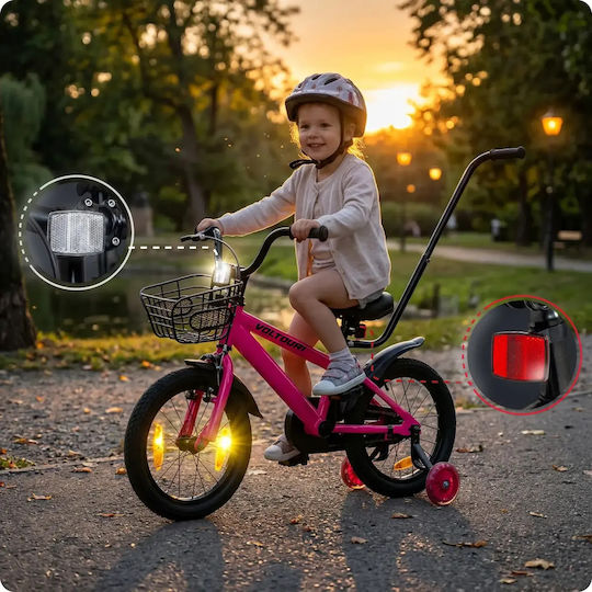 Voltouri 14" Παιδικό Ποδήλατo BMX Φούξια