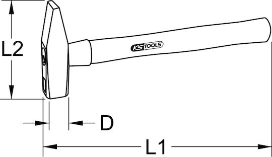 Ks Tools Ciocan 500g