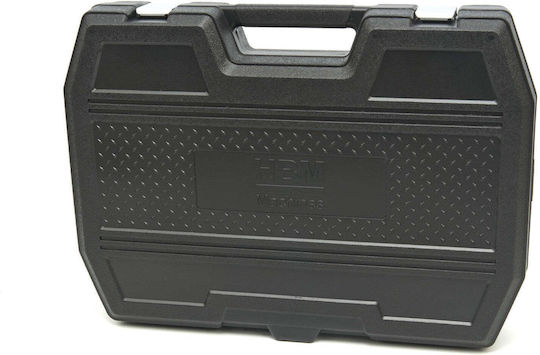 HBM Machines Ratchet with Sockets 1\2" & 3\8" & 1\4" 216 Pieces