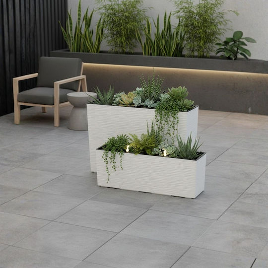 HowHomely White Plant Pot
