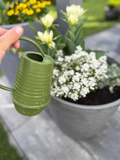 Decorative Dark Green Watering Can 1l