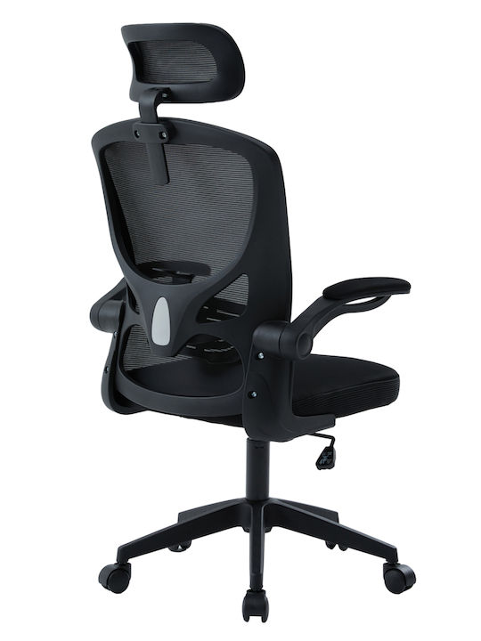 HomeMarkt Floater Scaun De Birou Cu Brațe Reglabile Negru