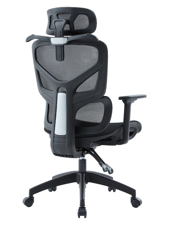 HomeMarkt Apex Office Chair With Adjustable Arms Black