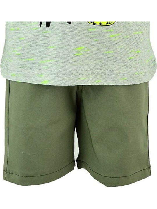 Kinderbekleidungsset mit Sommer Shorts 2 Stück Grau