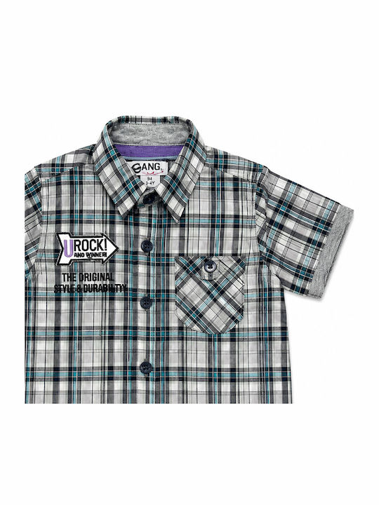 Kids Short-Sleeved Shirt White
