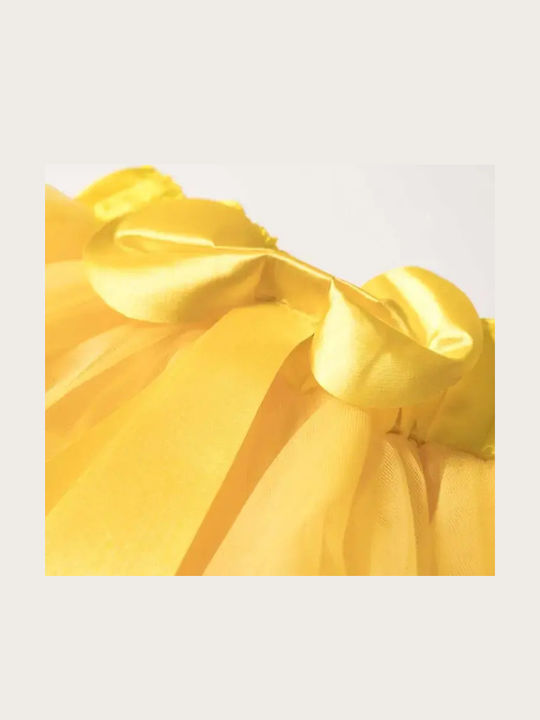 Kids Tulle Tulle Yellow Skirt