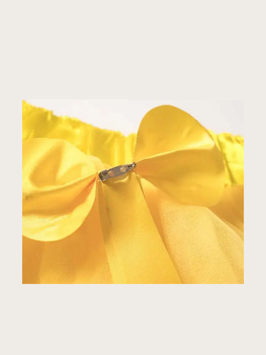 Kids Tulle Tulle Yellow Skirt