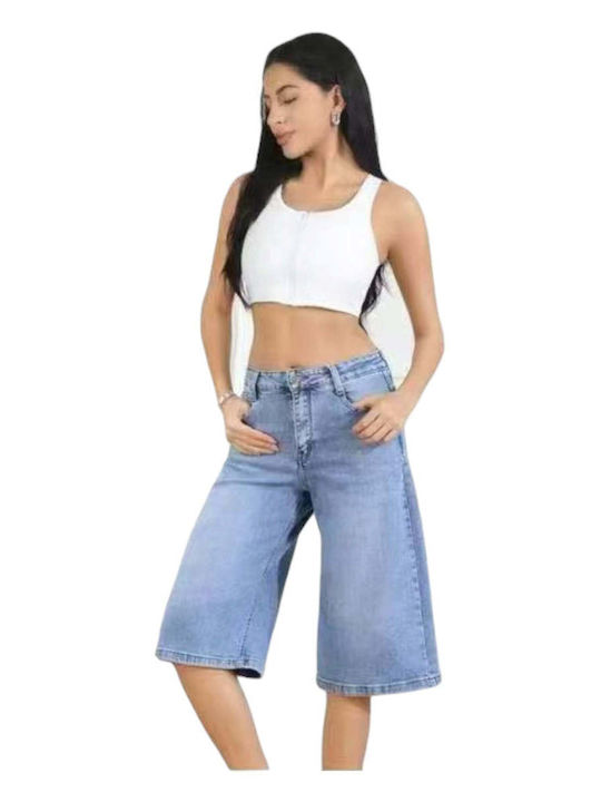 Damen Bermudas Jeans Blau