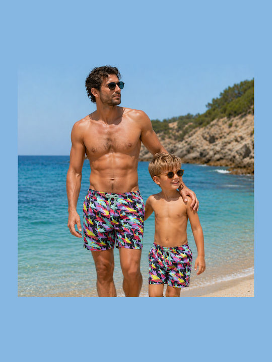 Vilebrequin Kids Swimwear Swim Shorts Multicolour