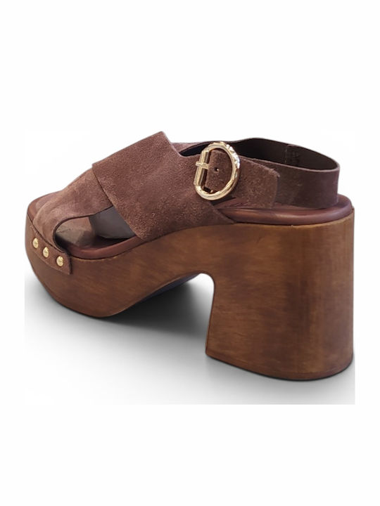 Leather Brown Sandals