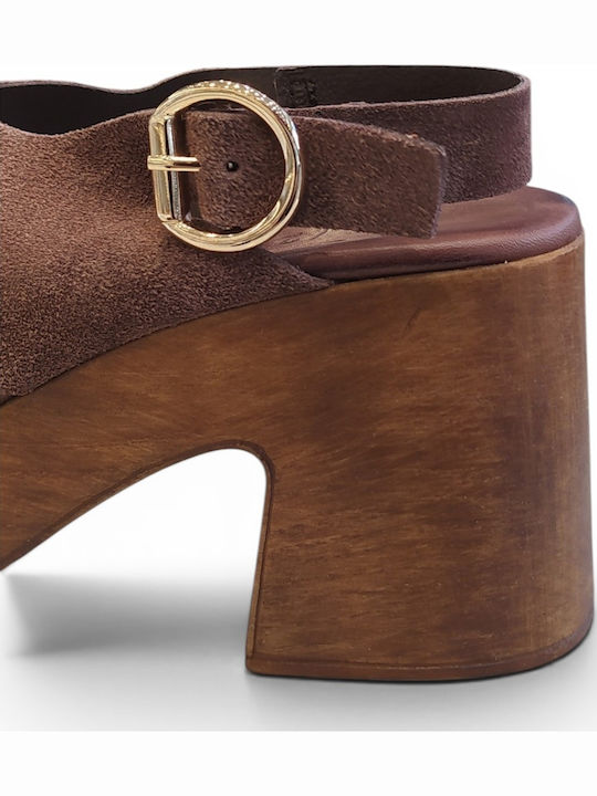 Leather Brown Sandals
