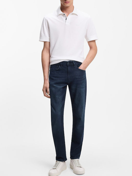 Ανδρικό Παντελόνι Τζιν Ελαστικό Denimdarkblue
