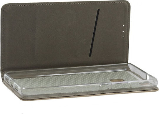 Tel1 Honor 200 Lite Smart Magnet Book Case Gold