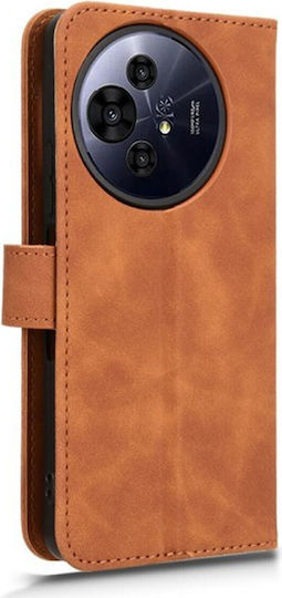 Tel1 Tcl 50 Nxtpaper 5g 50 Pro Nxtpaper 5g Horizontal Magnet Book Brown Mobile Phone Case