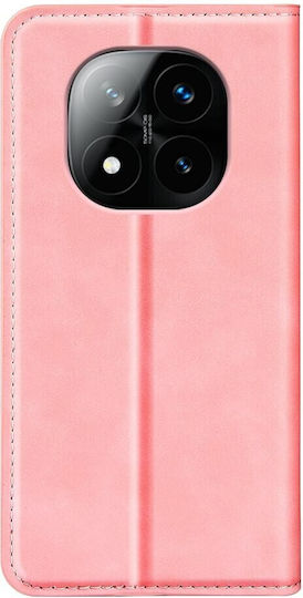 Tel1 Xiaomi Redmi Note 14 Pro 5g 14 Pro Plus 5g Poco X7 5g Retro-skin Магнитен Калъф Книга Розов