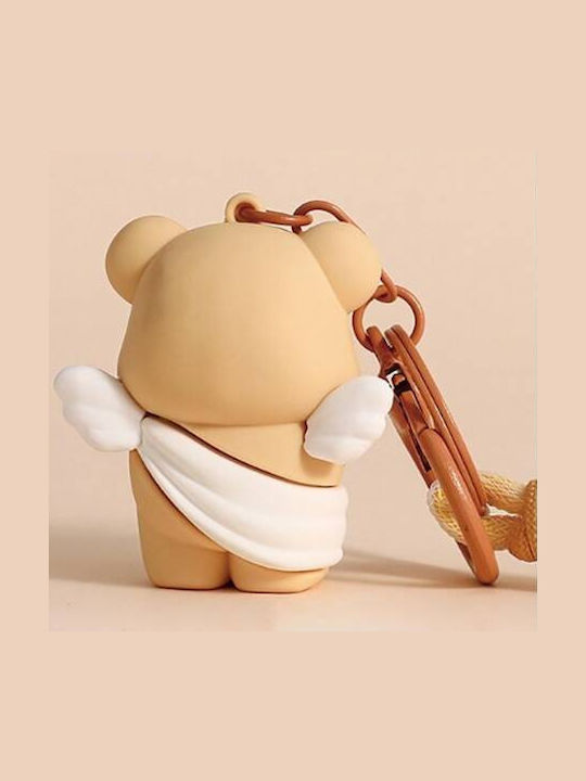 Ecarla Schlüsselanhänger Teddybär Flügel Creme Brl333k