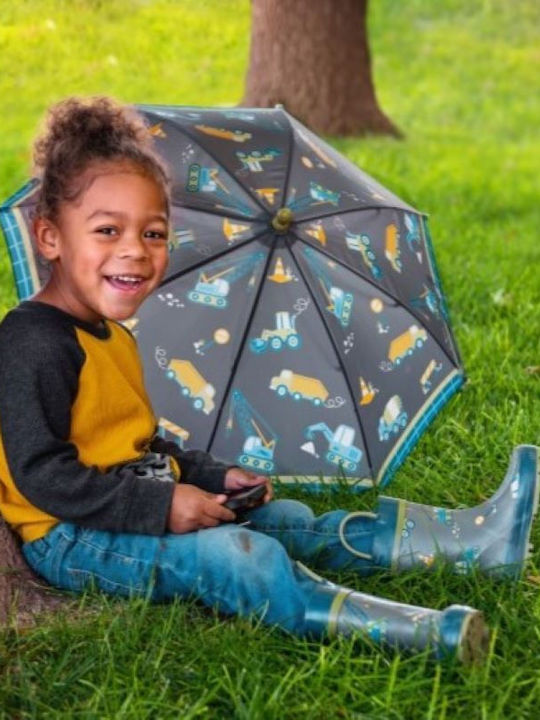 Kids Wellies Construction Gray