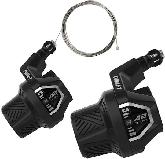L-twoo A2 3sp Sl-rs5007-3w Black Twist Shifter