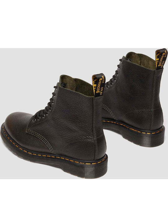 1460 Pascal 8 Eye Boot Leder Schwarz Herrenstiefel