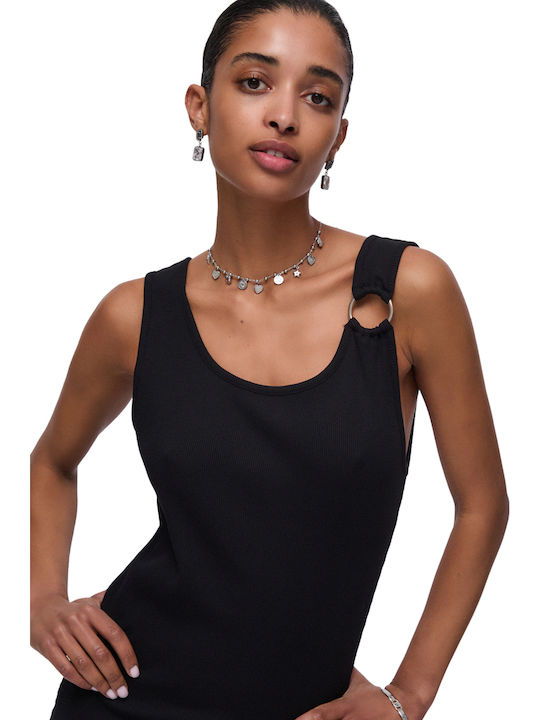 Summer Midi Evening Dress Black