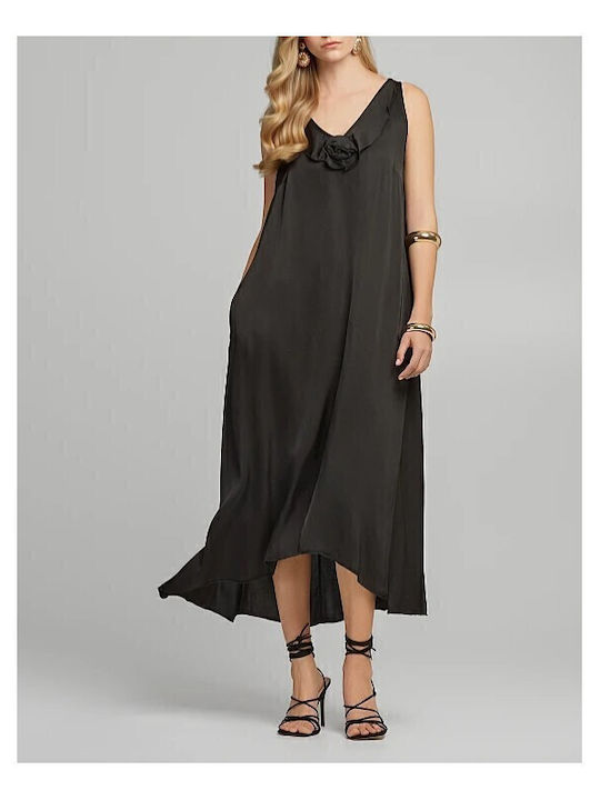 Rochie De Vară Pentru Femei Midi De Seară Neagră