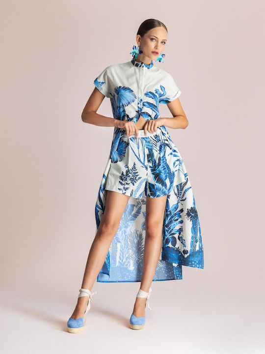 Καλοκαιρινό Maxi Σεμιζιέ Φόρεμα Floral