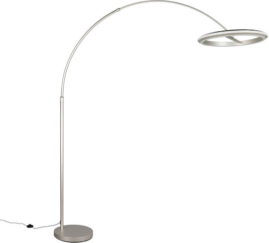 Trio Lighting Amador LED Floor Lamp with Warm White Light 2400lm Silver