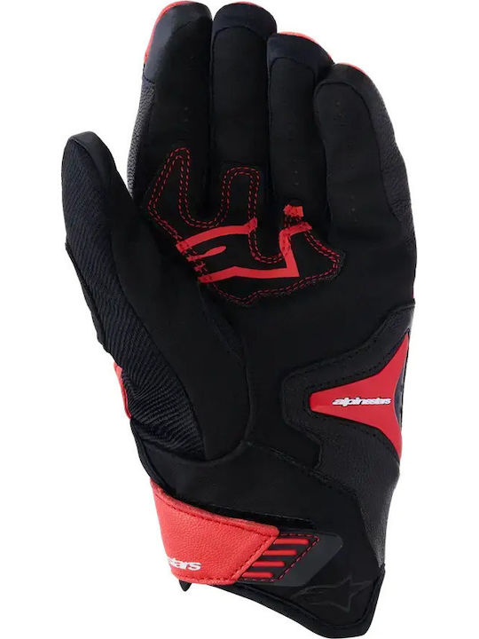 Alpinestars SP-R PRO Summertime Men's Motorcycle Leather Gloves Red / Black
