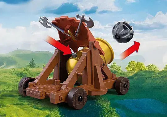 Playmobil Knights ЛеонтоКардови Рицари Със Оръдие За 4 Години