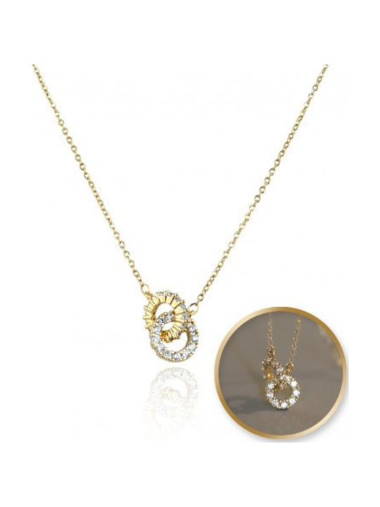ecarla Necklace From Gold Plated Steel