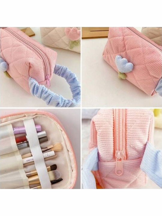 Ecarla Quilted Makeup Bag Blue Tulip Ks101wz2