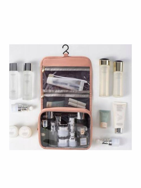 Ecarla Foldable Makeup Bag 23x19cm Pink Ks104wz2