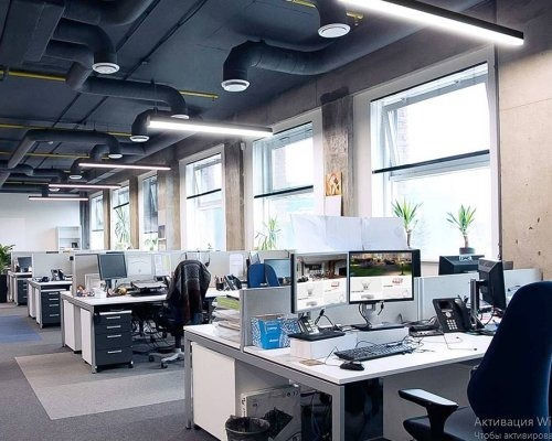 Horoz Electric LED Commercial Linear Ceiling Lighting 40W Warm to Cool White with Adjustable Intensity