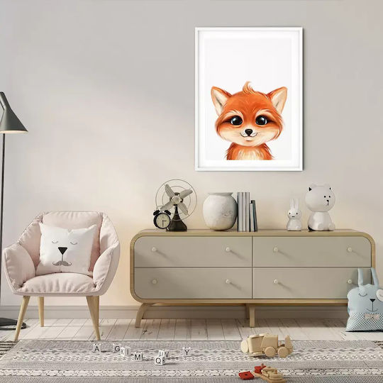 Παιδική Αφίσα Fox 50x40εκ.