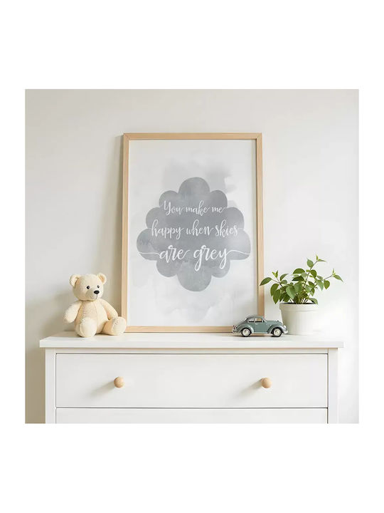 Детски Плакат You Make Me Happy 50x40см