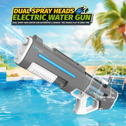 ROZATOYS X24 Electric Rechargeable Water Blaster Dual Spray 680ml with Range 10m Grey